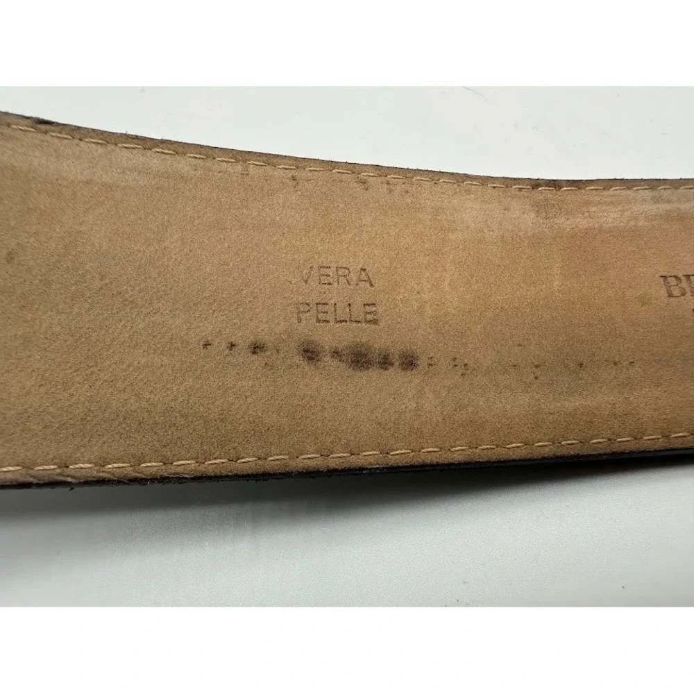 Bruno Magli grain maintains leather